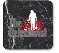 Hippowarehouse The Detectorist Metal Detecting printed coaster gloss finish durable backing 9cm x 9cm 2 pack