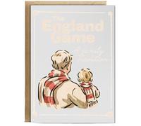 Hippowarehouse The England Game: A Family Tradition Personalised Card A6 with envelope for him for her Funny Cards for Men and Women Blank inside option