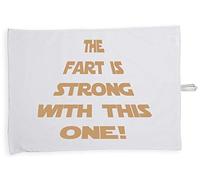 Hippowarehouse The fart is strong with this one Tea Towel Eco Printed Dish Cloth Kitchen accessory 50cmx70cm 100% Cotton