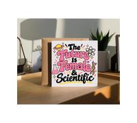Hippowarehouse The Future Is Female & Scientific Personalised Card. 15cm x 15cm with envelope for him for her Funny Cards for Men and Women Blank inside option