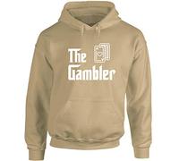 Hippowarehouse The Gambler Unisex Hoodie Hooded top (Specific Size Guide in Description)