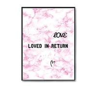 Hippowarehouse The greatest thing you'll ever learn is just to love and be loved in return Printed Poster A3 Wall Art Design Classroom Room Gym Office DÃƒ©cor