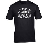 Hippowarehouse The Jolly Boys Outing Unisex Short Sleeve t-Shirt (Specific Size Guide in Description) Black