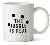 Hippowarehouse The Juggle is Real Printed Mug Various Colour Options Ceramic Cup Kitchenware 10oz