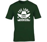 Hippowarehouse The Lawn Ranger Unisex Short Sleeve t-Shirt (Specific Size Guide in Description) Forest Green
