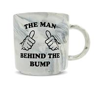 Hippowarehouse The Man Behind The Bump Printed Mug Various Colour Options Ceramic Cup Kitchenware 11oz