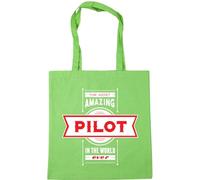 Hippowarehouse The Most Amazing Pilot Tote Shopping Gym Beach Bag 42cm x38cm, 10 litres