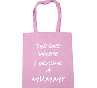 Hippowarehouse The One Where I Become A M.U.M.M.Y Tote Shopping Gym Beach Bag 42cm x38cm, 10 litres