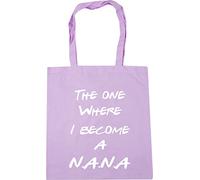 Hippowarehouse The One Where I Become A N.A.N.A Tote Shopping Gym Beach Bag 42cm x38cm, 10 litres