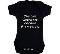 Hippowarehouse The One Where We Become Parents baby vest bodysuit (short sleeve) boys girls