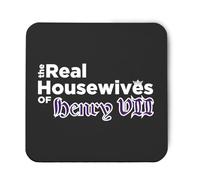 Hippowarehouse The Real Housewives of Henry the 8th printed coaster gloss finish durable backing 9cm x 9cm 2 pack
