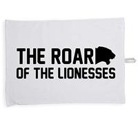 Hippowarehouse The roar of the lionesses Tea Towel Eco Printed Dish Cloth Kitchen accessory 50cmx70cm 100% Cotton