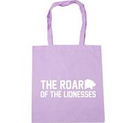 Hippowarehouse The roar of the lionesses Tote Shopping Gym Beach Bag 42cm x38cm, 10 litres