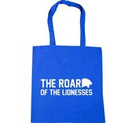 Hippowarehouse The roar of the lionesses Tote Shopping Gym Beach Bag 42cm x38cm, 10 litres