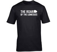 Hippowarehouse The Roar of The lionesses Unisex Short Sleeve t-Shirt (Specific Size Guide in Description) Black