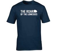 Hippowarehouse The Roar of The lionesses Unisex Short Sleeve t-Shirt (Specific Size Guide in Description) Navy Blue