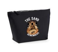 Hippowarehouse The Sand Remembers Desert Dunes Inspired Fantasy Science Fiction Aesthetic Printed Make up Cosmetic wash Bag 18x19x9cm