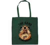 Hippowarehouse The Sand Remembers Desert Dunes Inspired Fantasy Science Fiction Aesthetic Tote Shopping Gym Beach Bag 42cm x38cm, 10 litres