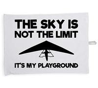 Hippowarehouse The sky is not the limit it's my playground Tea Towel Eco Printed Dish Cloth Kitchen accessory 50cmx70cm 100% Cotton