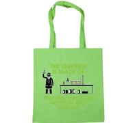 Hippowarehouse The Universe Is Made Of Protons Electrons Neutrons And Morons Tote Shopping Gym Beach Bag 42cm x38cm, 10 litres