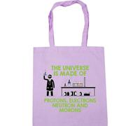 Hippowarehouse The Universe Is Made Of Protons Electrons Neutrons And Morons Tote Shopping Gym Beach Bag 42cm x38cm, 10 litres