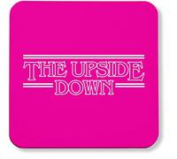 Hippowarehouse The Upside Down printed coaster gloss finish durable backing 9cm x 9cm 2 pack