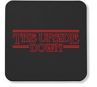 Hippowarehouse The Upside Down printed coaster gloss finish durable backing 9cm x 9cm 2 pack