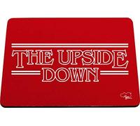 Hippowarehouse The Upside Down printed mouse mat pad accessory black rubber base 240mm x 190mm x 60mm