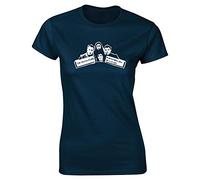 Hippowarehouse The Young Ones 9 November 1912-19 June 1914 Womens Fitted Short Sleeve t-Shirt (Specific Size Guide in Description) Navy