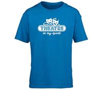 Hippowarehouse Theatre is My Sport Kids Children's Short Sleeve t-Shirt Sapphire Blue