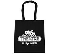 Hippowarehouse Theatre Is My Sport Tote Shopping Gym Beach Bag 42cm x38cm, 10 litres