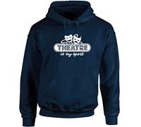 Hippowarehouse Theatre is My Sport Unisex Hoodie Hooded top (Specific Size Guide in Description) Navy Blue