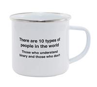 Hippowarehouse There are 10 Types of People in The World Those who Understand Binary and Those who Don't. Printed Mug Various Colour Options Ceramic Cup Kitchenware 11oz