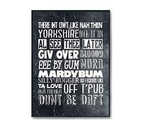 Hippowarehouse There int owt like nah then yorkshire Printed Poster A1 Wall Art Design Classroom Room Gym Office Décor