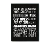 Hippowarehouse There int owt like nah then yorkshire Printed Poster A4 Wall Art Design Classroom Room Gym Office Décor