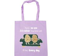 Hippowarehouse There's no one I'd rather stay at home with all day every day. Couch potatoes Tote Shopping Gym Beach Bag 42cm x38cm, 10 litres