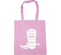 Hippowarehouse These Boots Were Made For Dancing, Dancing In A Line! Cowboy Boot Silhouette Tote Shopping Gym Beach Bag 42cm x38cm, 10 litres