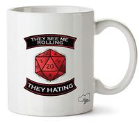 Hippowarehouse They See Me Rolling They Hating Printed Mug Cup Ceramic 10oz