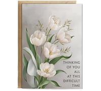 Hippowarehouse Thinking of you all at this difficult time Personalised Card A6 with envelope for him for her Funny Cards for Men and Women Blank inside option