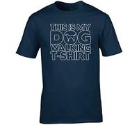 Hippowarehouse This is My Dog Walking T-Shirt Unisex Short Sleeve t-Shirt (Specific Size Guide in Description)