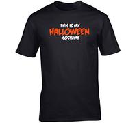 Hippowarehouse -This is My Halloween Costume Scary Horror Unisex Short Sleeve t-Shirt Black