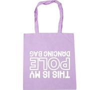 Hippowarehouse This is My Pole Dancing bag (Printed Upside Down) Tote Shopping Gym Beach Bag 42cm x38cm, 10 litres