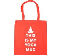 Hippowarehouse This is my yoga mug Tote Shopping Gym Beach Bag 42cm x38cm, 10 litres