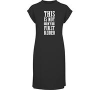 Hippowarehouse This is Not My First Rodeo t-Shirt Dress Women's Adults Nightie Nightdress Black