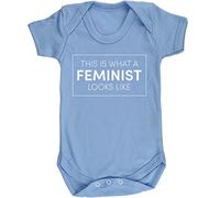 Hippowarehouse This is What a Feminist Looks Like Baby Vest Bodysuit (Short Sleeve) Boys Girls