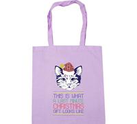 Hippowarehouse This is What A Last Minute Looks Like Grumpy Cat Tote Shopping Gym Beach Bag 42cm x38cm, 10 litres