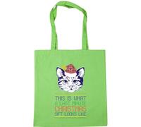 Hippowarehouse This is What A Last Minute Looks Like Grumpy Cat Tote Shopping Gym Beach Bag 42cm x38cm, 10 litres