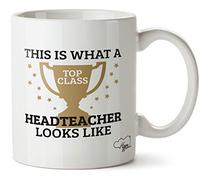 Hippowarehouse This is What a Top Class Headteacher Looks Like Printed Mug Cup Ceramic 10oz