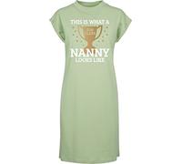 Hippowarehouse This is What a Top Class Nanny Looks Like t-Shirt Dress Women's Adults Nightie Nightdress