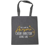 Hippowarehouse This is what an awesome chopir director looks like Tote Shopping Gym Beach Bag 42cm x38cm, 10 litres